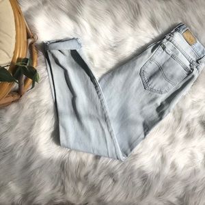 Vintage Distressed Lee High Rise Jeans